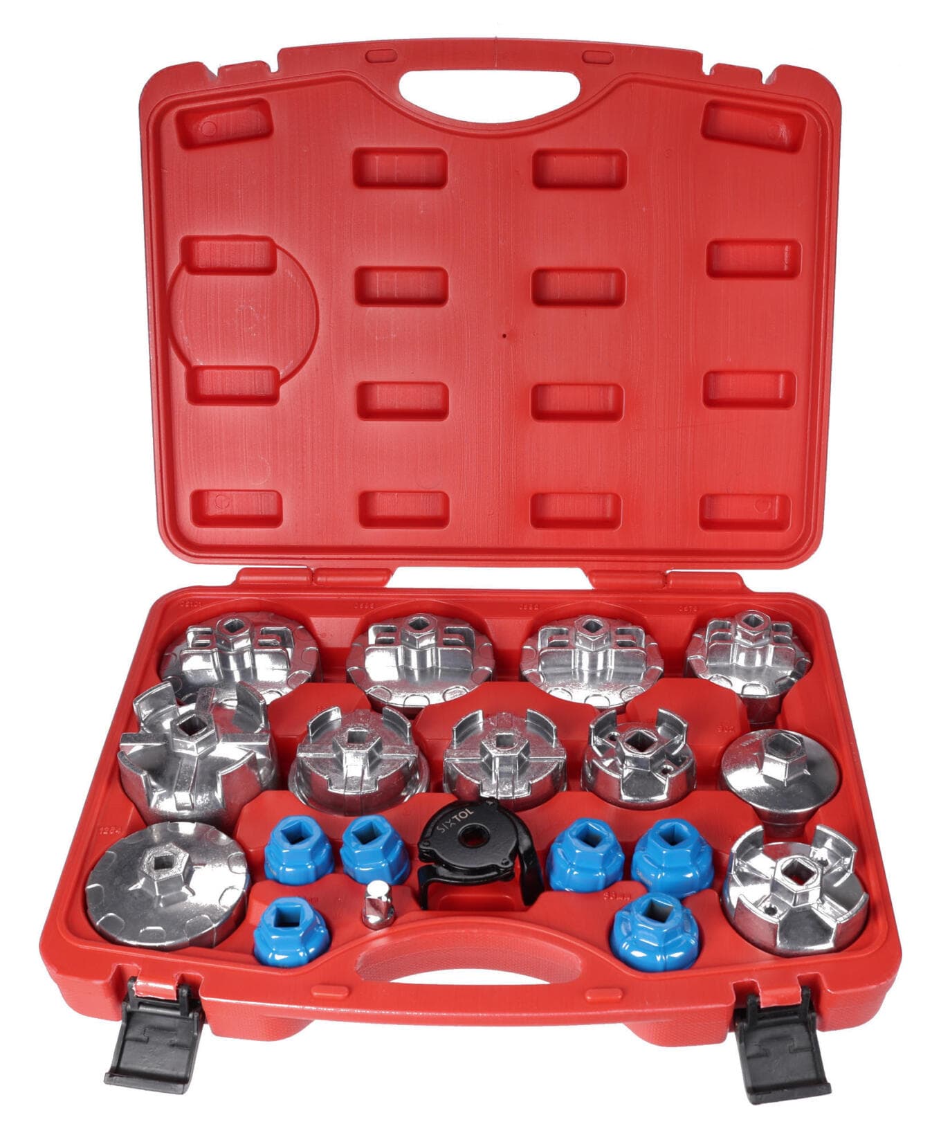 Sada na demontáž olejových filtrů MECHANIC OIL WRENCH 19, 19 ks SIXTOL
