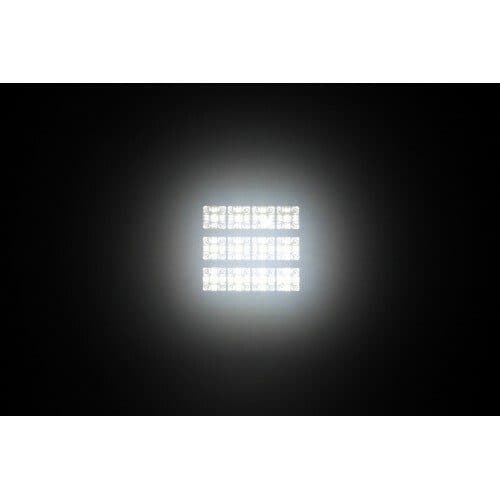 LED světlo (s vypínačem) na pracovní stroje 10-30V, 12x1W, ECE R10 - náhled 5