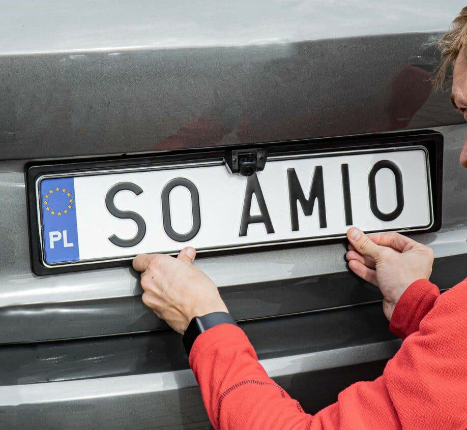 Podložka pod SPZ s bezdrátovou kamerou - náhled 3