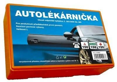 Borgi autolékárnička plastová vel. I, vyhláška 206/2018 Sb.