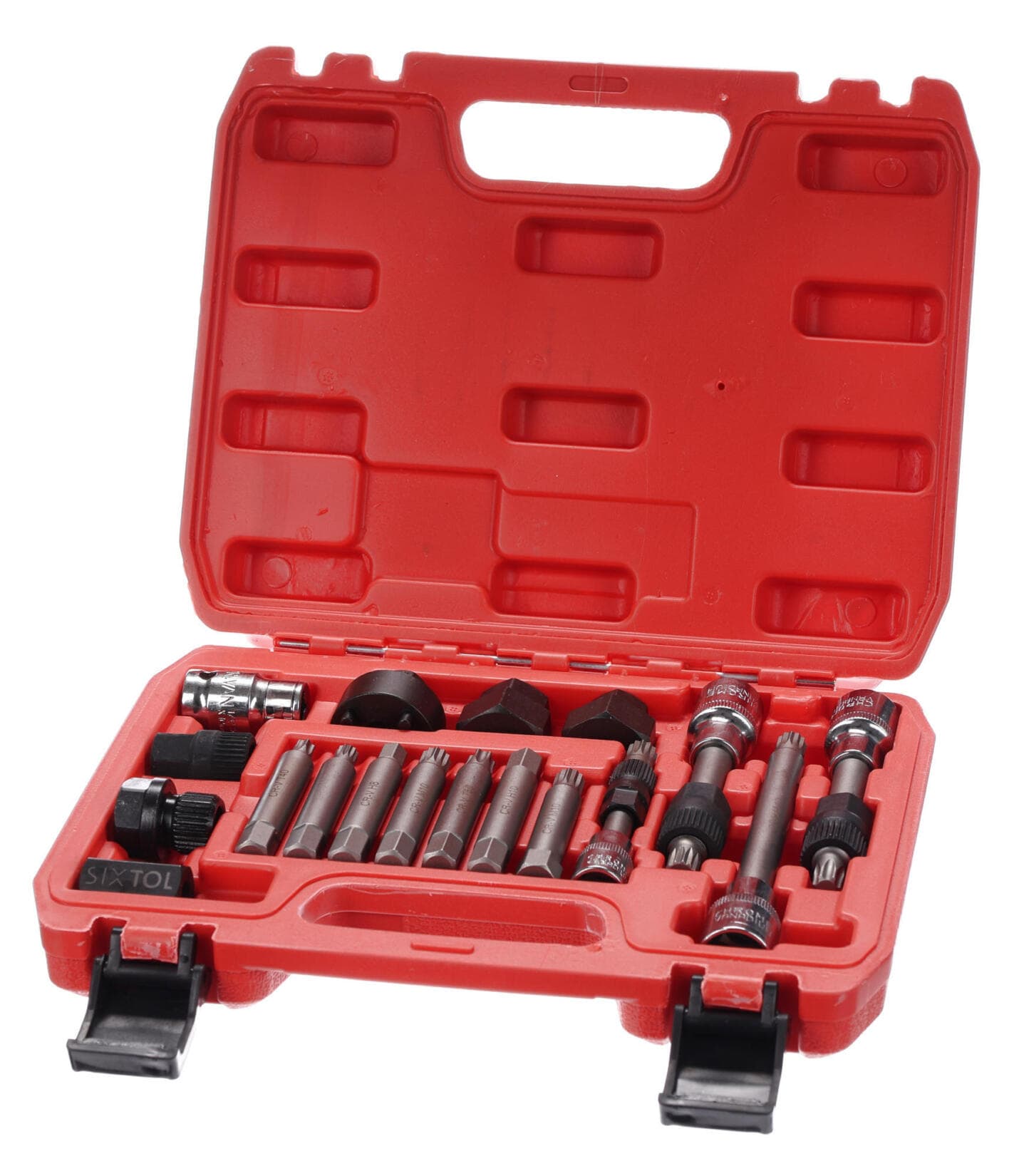 Sada na montáž a demontáž řemenic alternátoru MECHANIC PULLEY SET 2, 18 ks SIXTOL - náhled 2