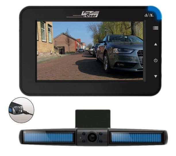 Bezdrátový kamerový systém LCD 4,3" + couvací kamera SOLARNÍ Pro-user DRC4310 SOLAR