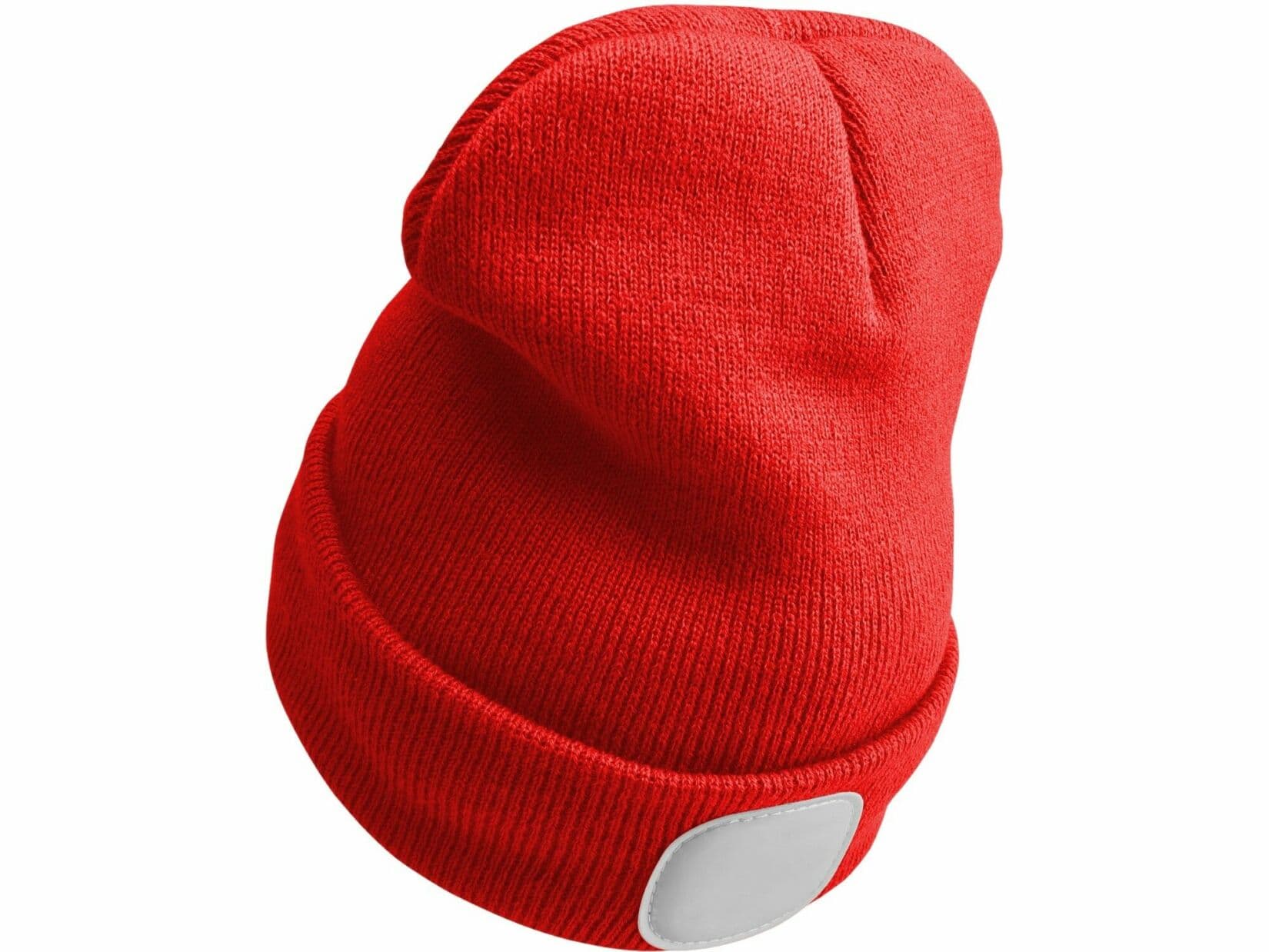 Čepice s čelovkou 180lm, nabíjecí, USB, univerzální velikost, bavlna/PE, červená SIXTOL - náhled 2