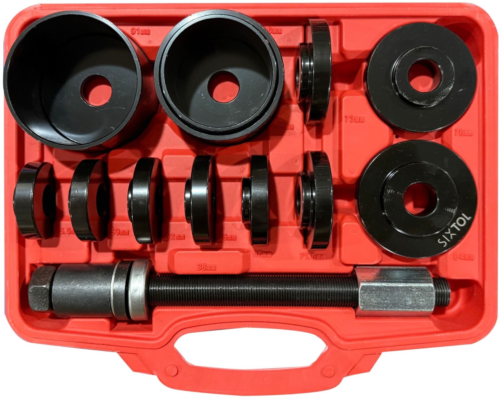 Sada na demontáž ložisek kol MECHANIC BEARING PULLER 8, 19 ks SIXTOL - náhled 3