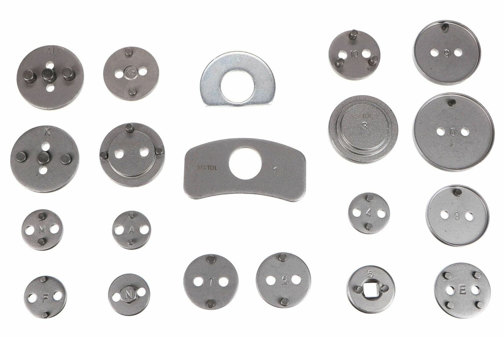 Stlačovák brzdových pístů MECHANIC BRAKE SET BLACK 22, sada 22ks SIXTOL - náhled 5