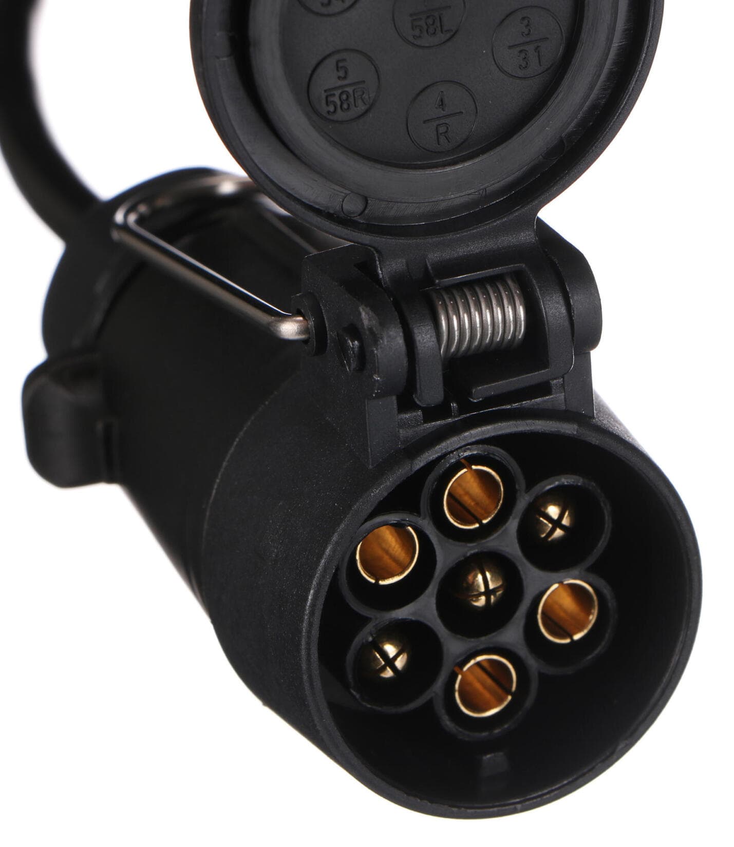 Kabelová redukce zásuvky tažného zařízení TRAILER CABLE 2, 13-7pin, 50cm SIXTOL - náhled 4
