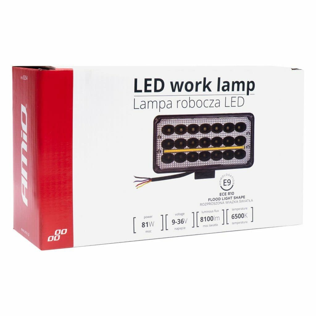 LED pracovní světlo 9-36V 81W 8100lm 110x225x60mm - náhled 5