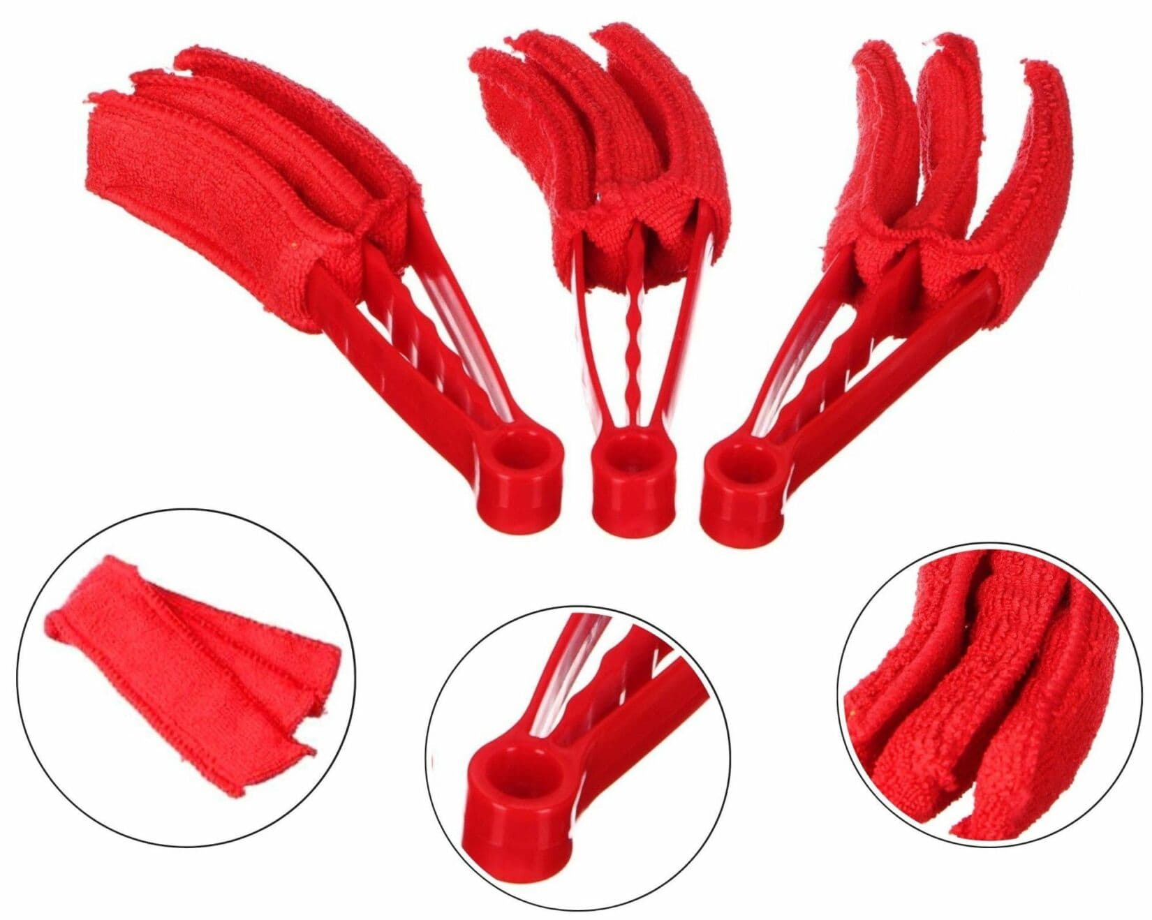 Sada kartáčů pro čištění klimatizace auta CAR DETAILING VENT BRUSH 3, 3ks SIXTOL - náhled 2