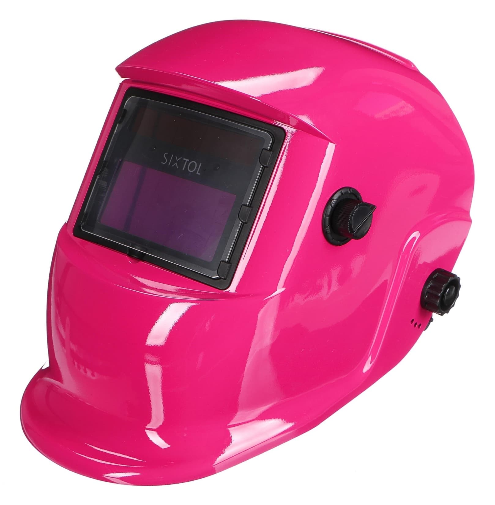 Svářecí kukla samostmívací WELDING MASK 4, růžová SIXTOL - náhled 3