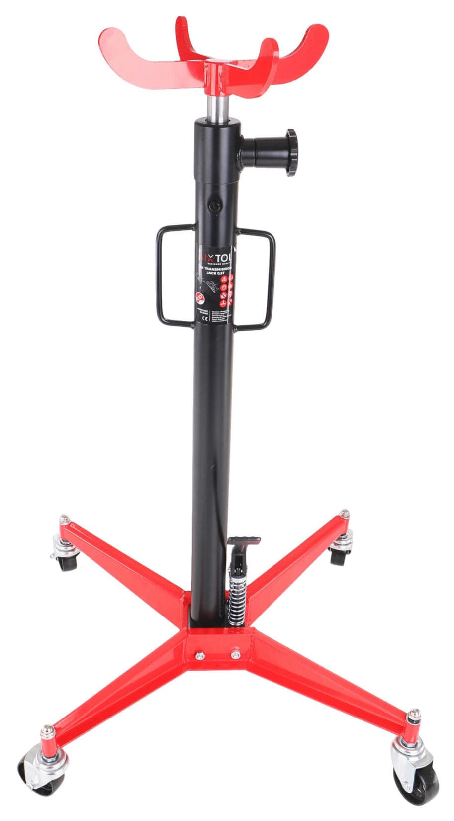Hydraulický zvedák převodovky SX TRANSMISSION JACK 0,5T, 109 - 189 cm, automatický ventil SIXTOL
