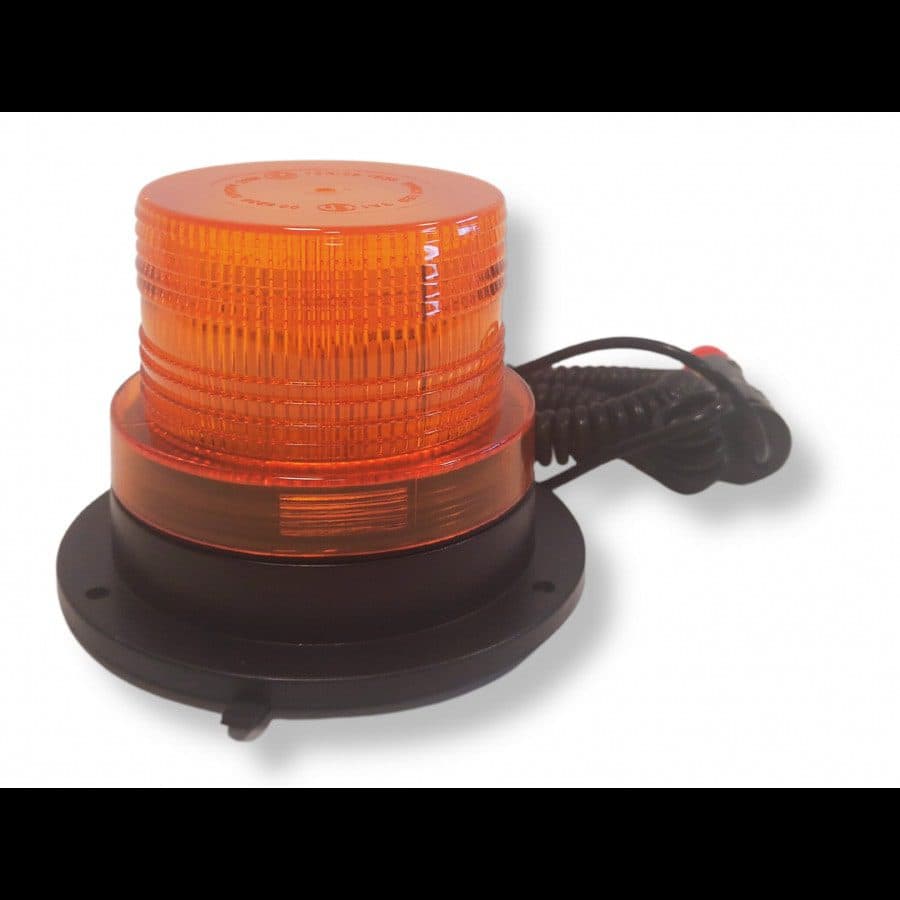 PROFI LED maják 12-24V 40x1W oranžový magnet, ECE R65 130x90 mm - náhled 4