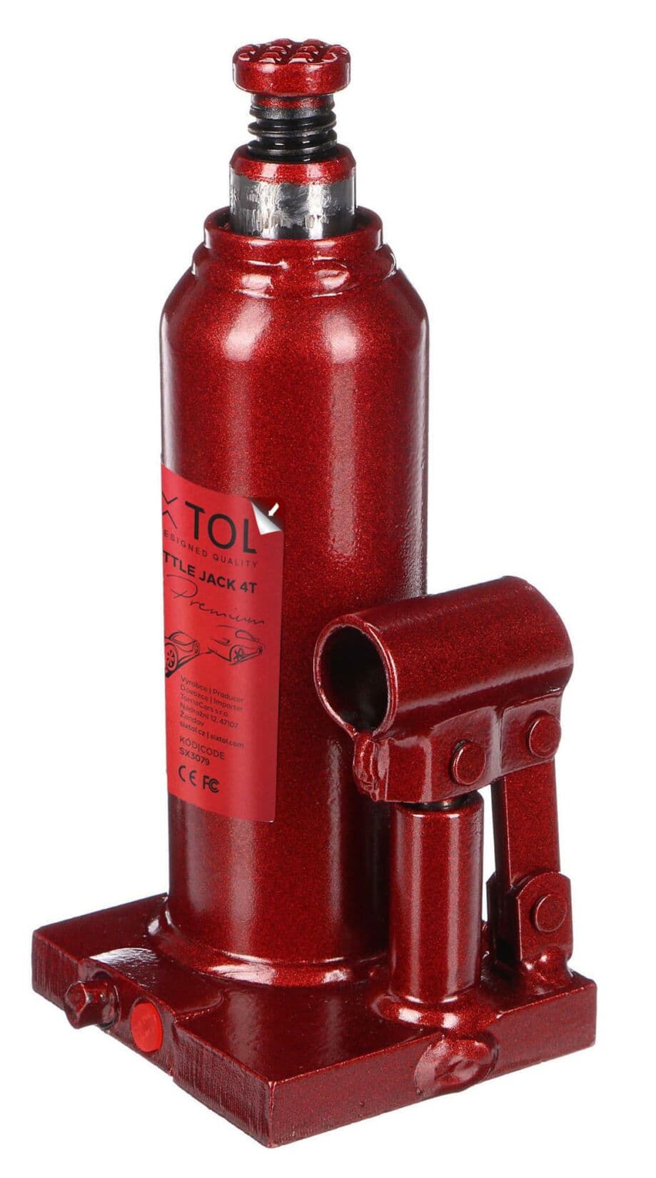 Hydraulický zvedák panenka SX BOTTLE JACK PREMIUM 4T SIXTOL - náhled 3