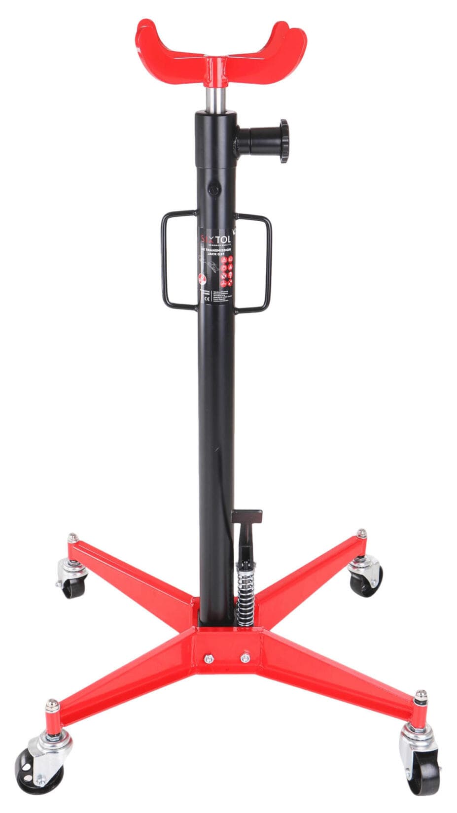 Hydraulický zvedák převodovky SX TRANSMISSION JACK 0,5T, 109 - 189 cm, automatický ventil SIXTOL - náhled 2