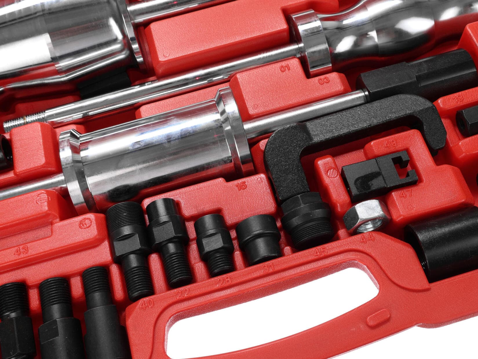 Sada na demontáž vstřikovačů se zpětným kladivem MECHANIC PULLER SET 2, 40 ks SIXTOL - náhled 5