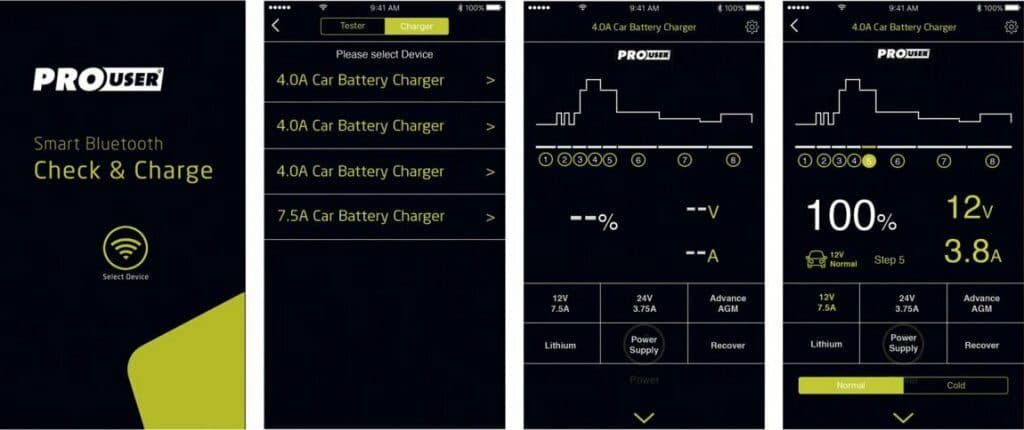 Automatická autonabíječka PRO-USER IBC4000B 6/12V 4 Amp Smartphone - náhled 5