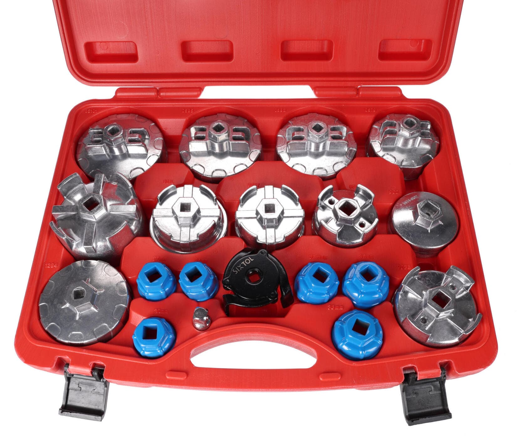 Sada na demontáž olejových filtrů MECHANIC OIL WRENCH 19, 19 ks SIXTOL - náhled 2