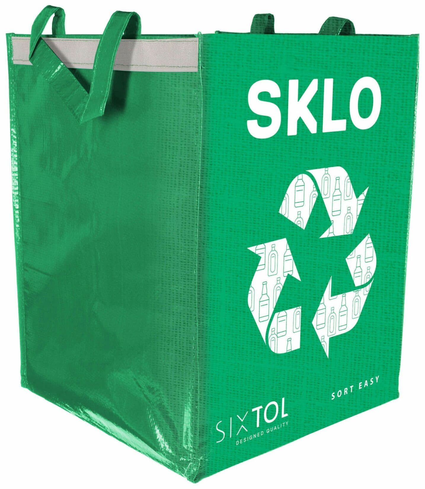 Tašky na tříděný odpad SORT EASY 3 BASIC, 30x30x40 cm, 3 x 36 l, 3 ks SIXTOL - náhled 3