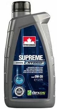 PETRO-CANADA Supreme Synthetic Hybrid 0W-20 1L