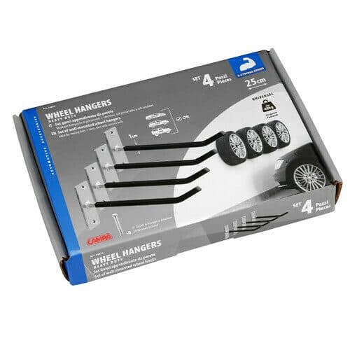 Držáky na pneumatiky na zeď LAMPA X-STRONG - 40kg - 4ks - náhled 3