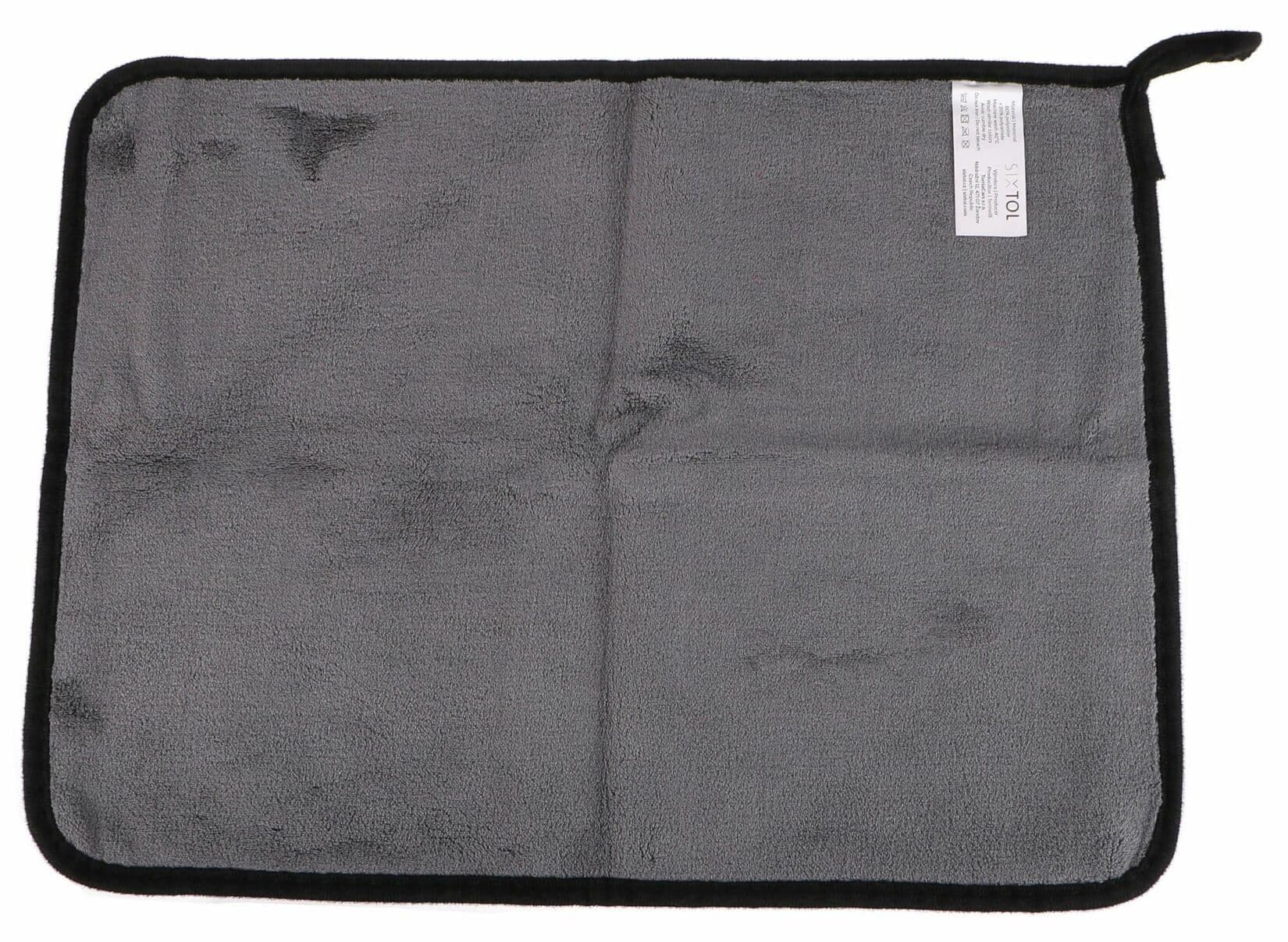 Čistící utěrka z mikrovlákna na mytí auta CAR DETAILING WASH TOWEL S, 30x40cm, 800g/m2 SIXTOL - náhled 4