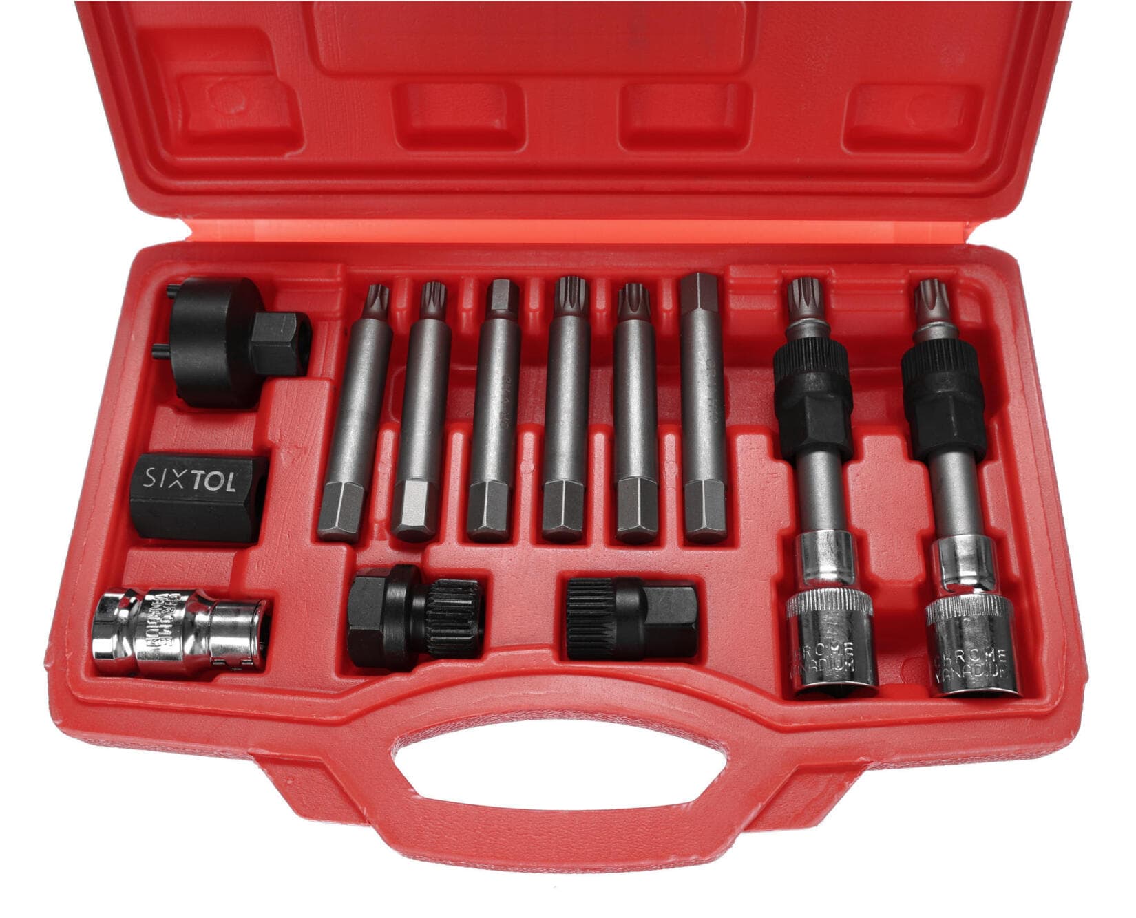 Sada na demontáž řemenice MECHANIC PULLEY SET 1, 13 ks SIXTOL - náhled 3