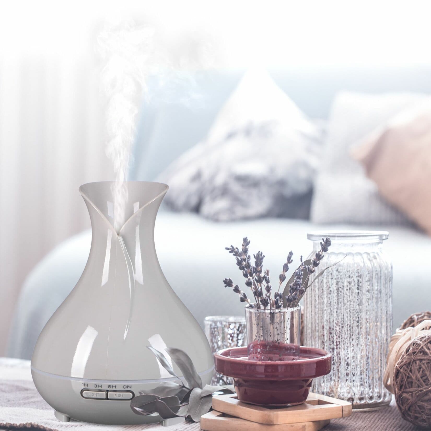 Aroma difuzer Vulcan šedý lesk 350ml SIXTOL - náhled 2