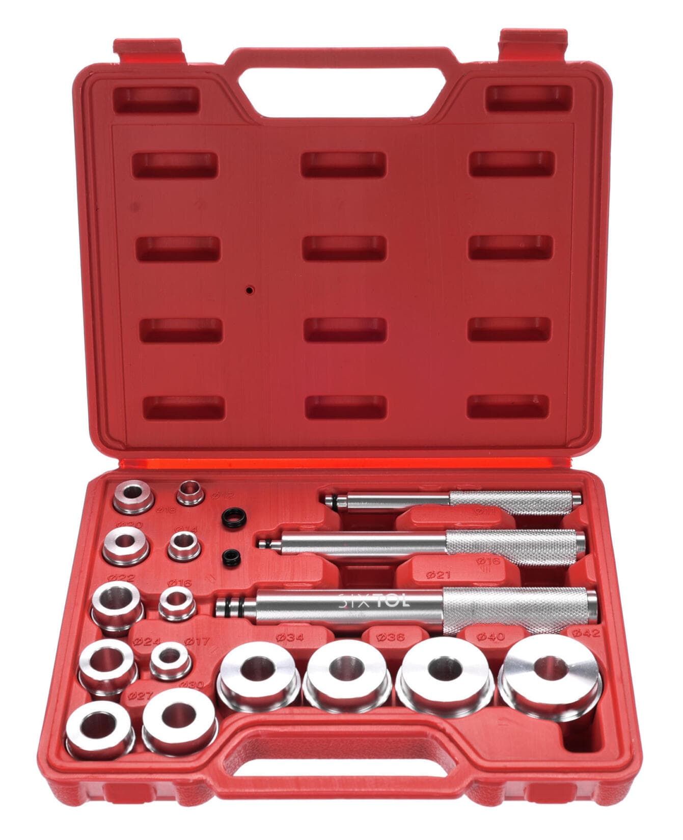 Sada na narážení ložiskových kroužků a těsnění MECHANIC SEAL 3, 17 ks SIXTOL