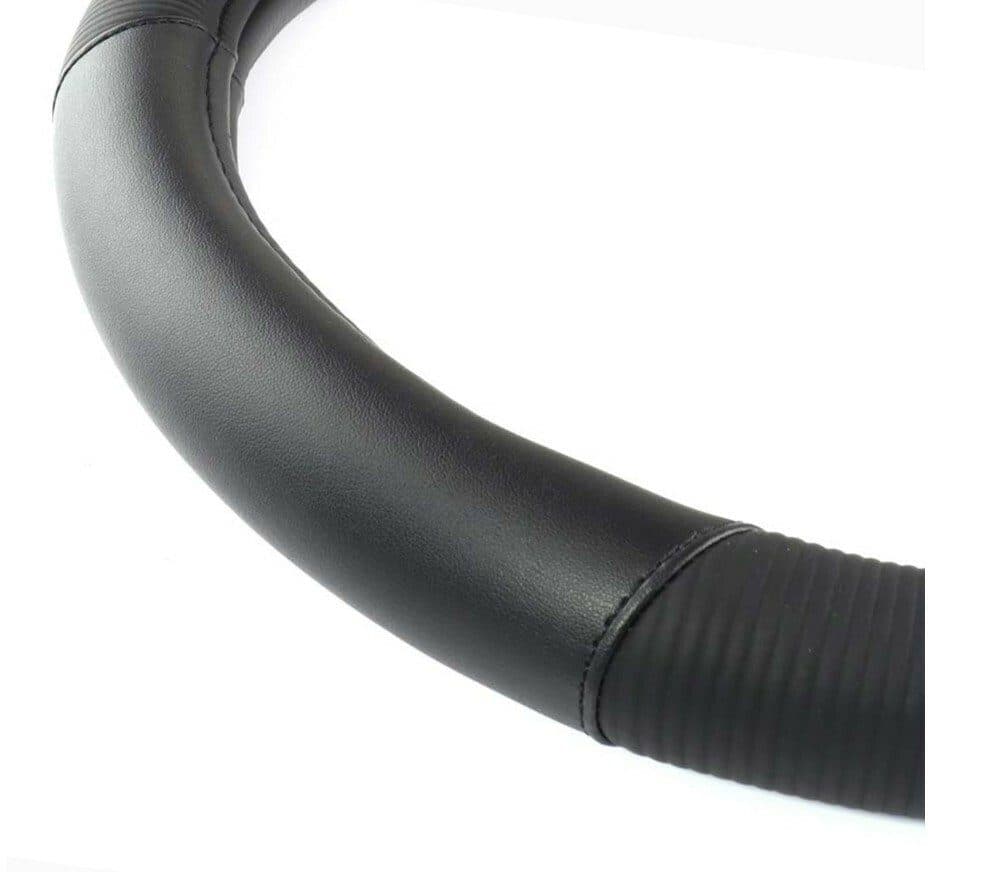 Potah volantu pruhovaný UNI 37-39cm - černý - náhled 2