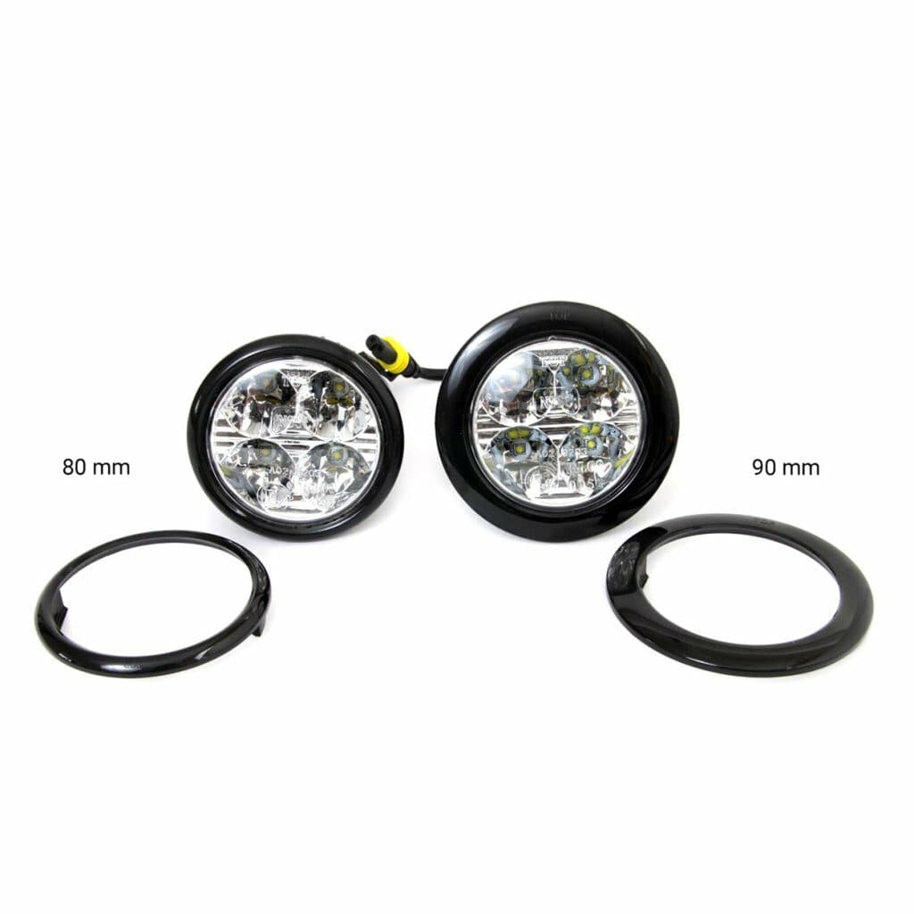 Světla pro denní svícení DRL 12-24V 11,16W 800lm - náhled 4