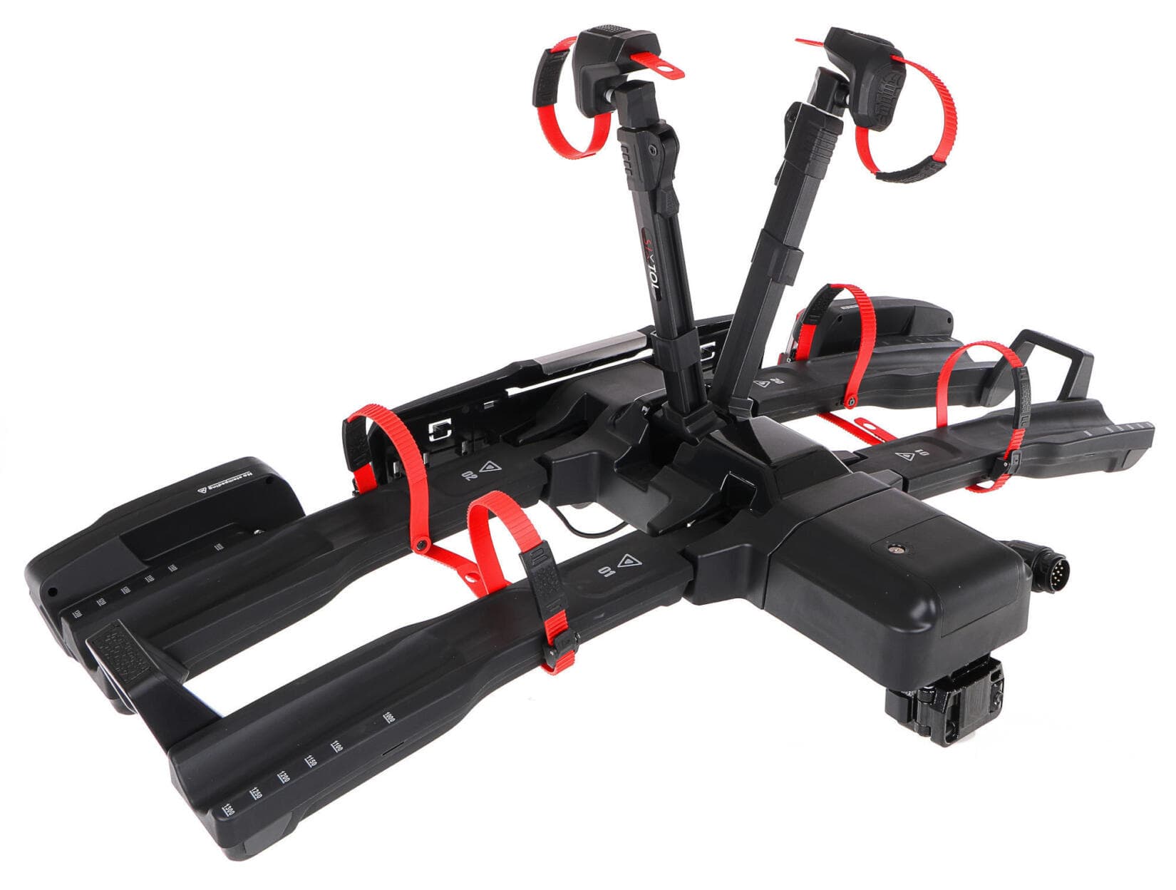 Nosič kol na tažné zařízení E-BIKE 2 PRO - 2 elektrokola, nosnost 60kg, skládací SIXTOL - náhled 4