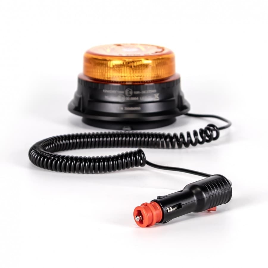 PROFI LED maják 12-24V 10W oranžový magnet ECE R65 82x141mm - náhled 5
