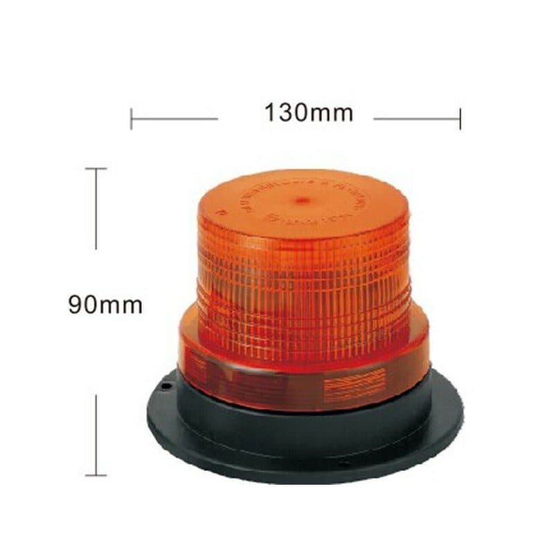 PROFI LED maják 12-24V 40x1W oranžový magnet, ECE R65 130x90 mm - náhled 3
