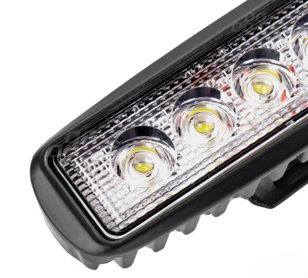 LED pracovní světlo 6 LED 9-60V 18W 160x43x42mm - náhled 4