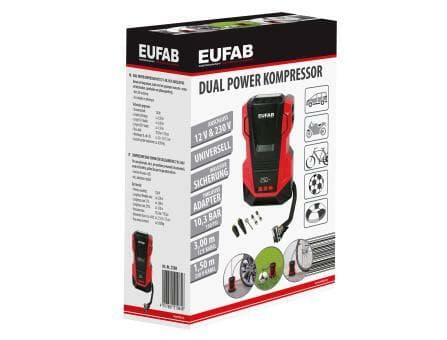 Kompresor Eufab 21084 12/230V - 8,3 Bar - náhled 2