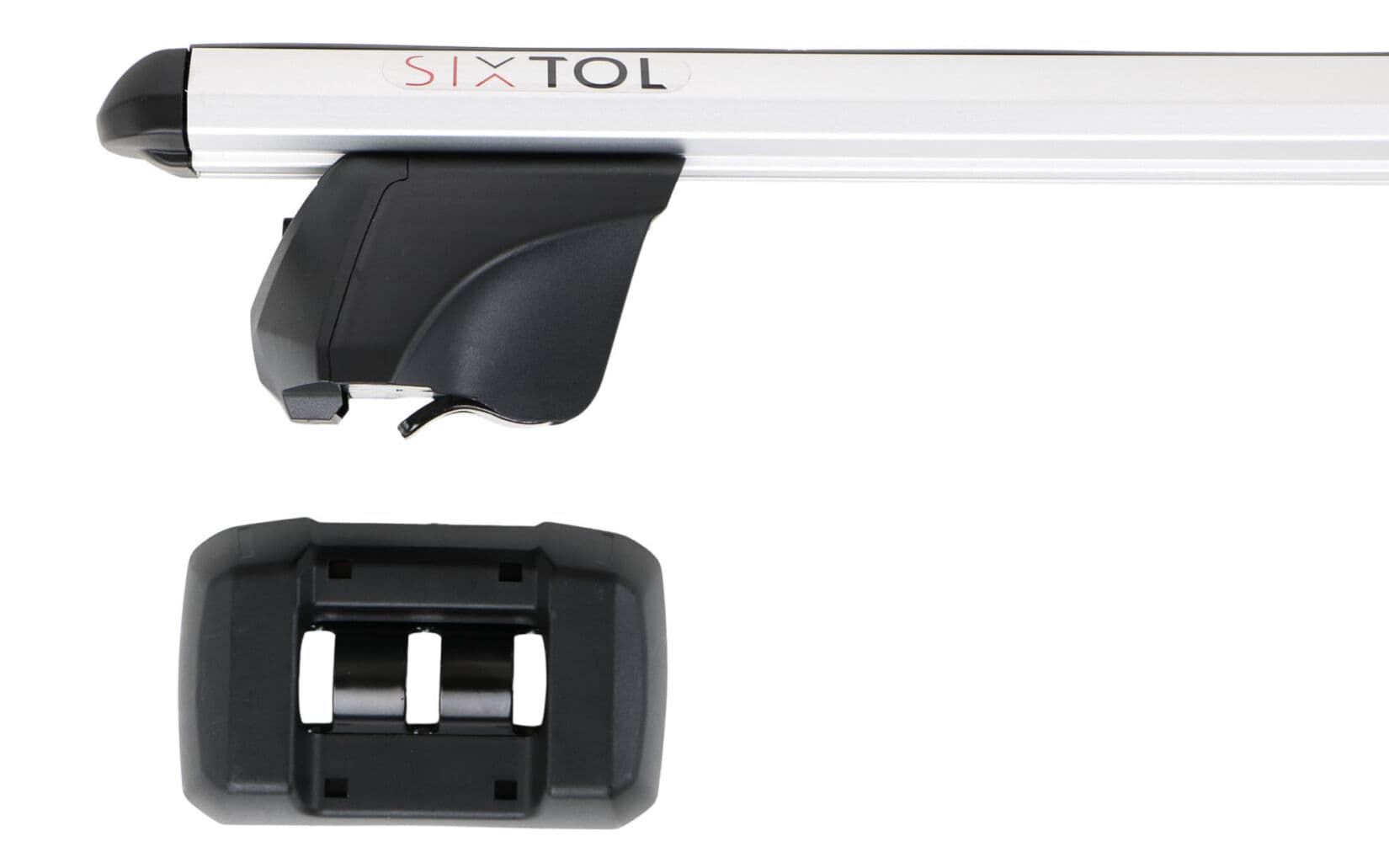 Příčný nosník se zámkem hliníkový ROOF RACK FIX PRO, 120cm, nosnost 90kg SIXTOL - náhled 5