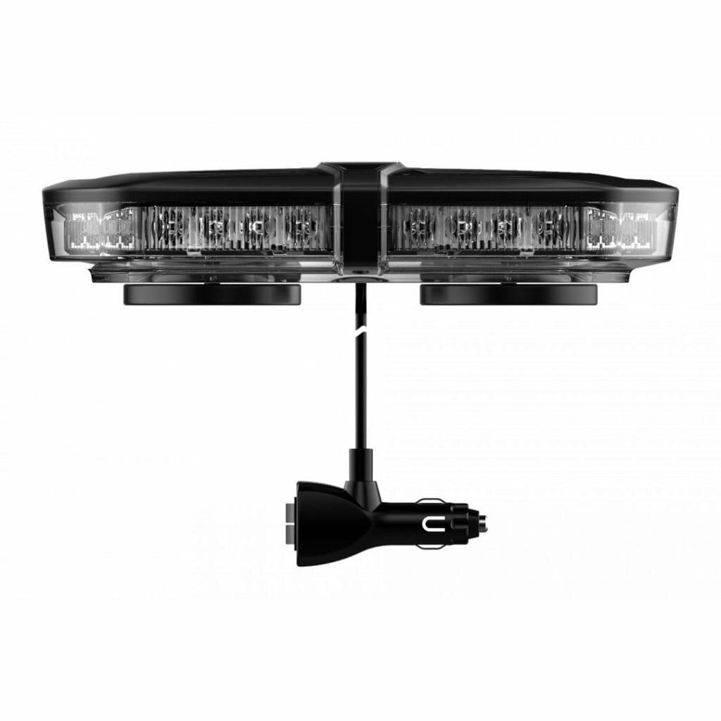 LED oranžová rampa homologovaná 237 x 145 x 45 mm 23W R10 R65 magnet - náhled 2