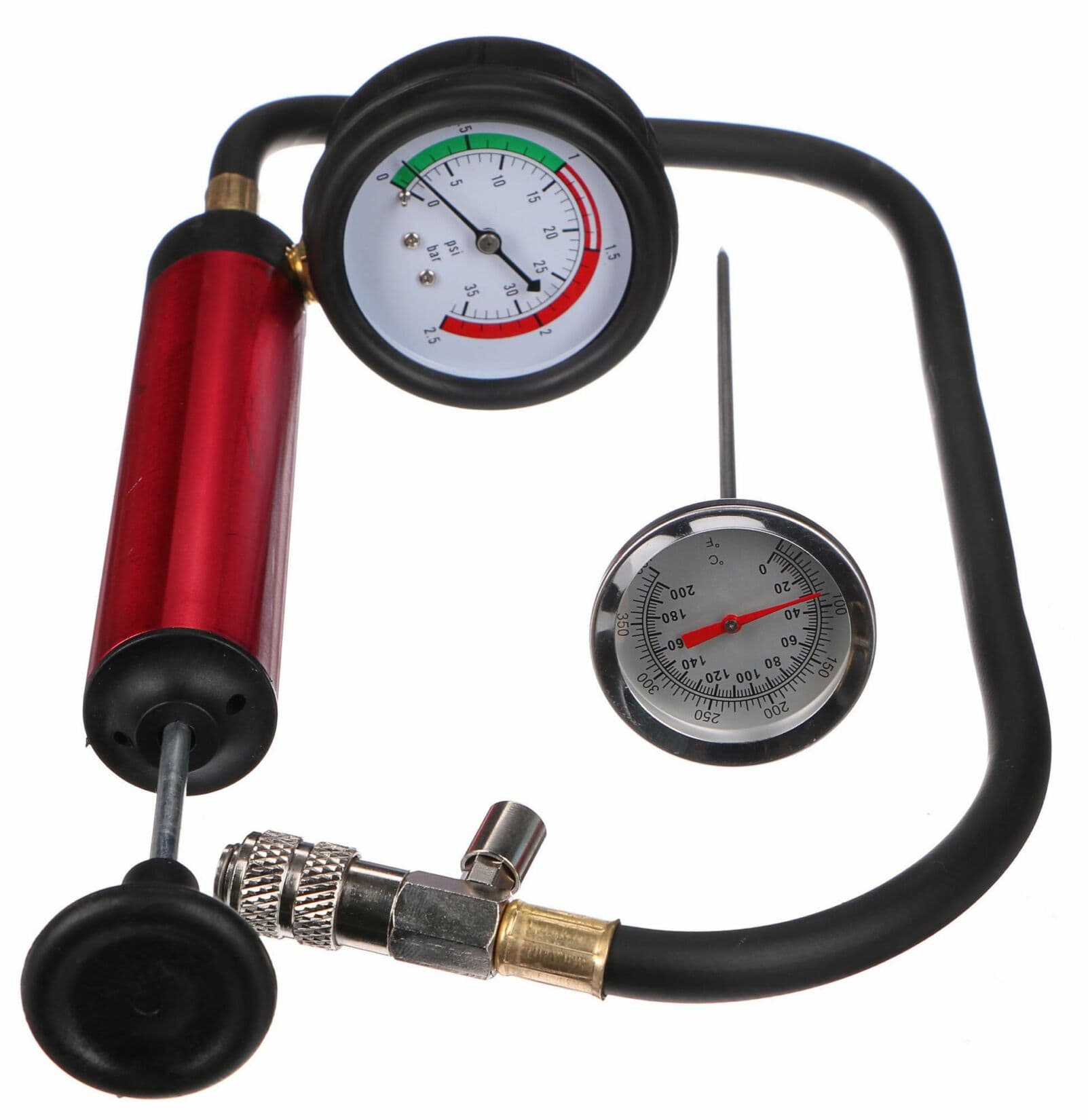 Sada pro testování chladícího systému MECHANIC COOLING TESTER 14, 0-2,5bar, 14ks SIXTOL - náhled 3