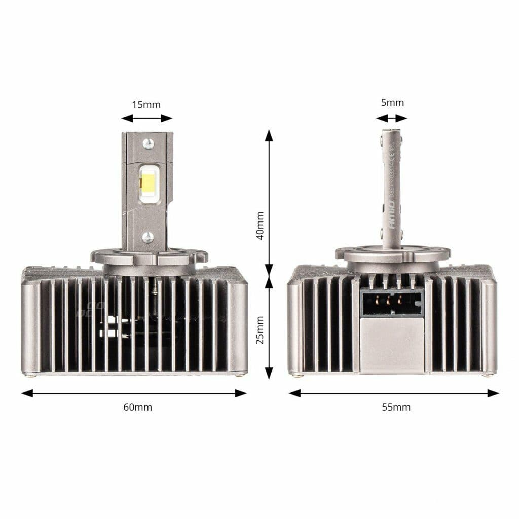 LED autožárovky D5S bílá, 9-16V, 8600 lm - 2 ks - náhled 3
