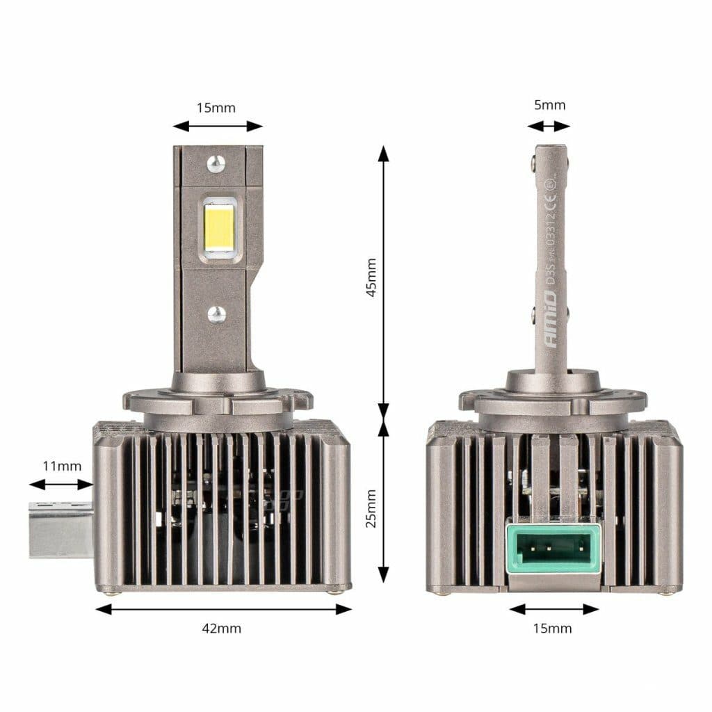 LED autožárovky D3S/D8S bílá, 9-16V, 8600 lm - 2 ks - náhled 3