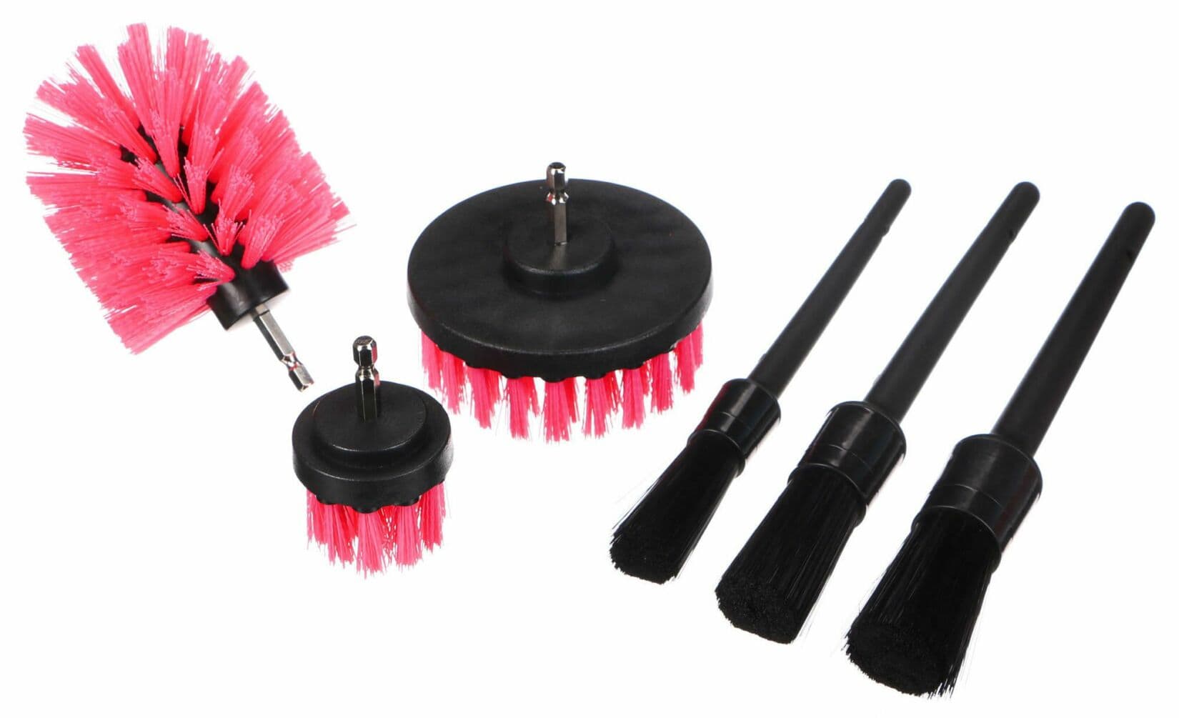 Multifunkční sada nástrojů pro čištění a mytí auta CAR DETAILING PINK 9, 9ks SIXTOL - náhled 5