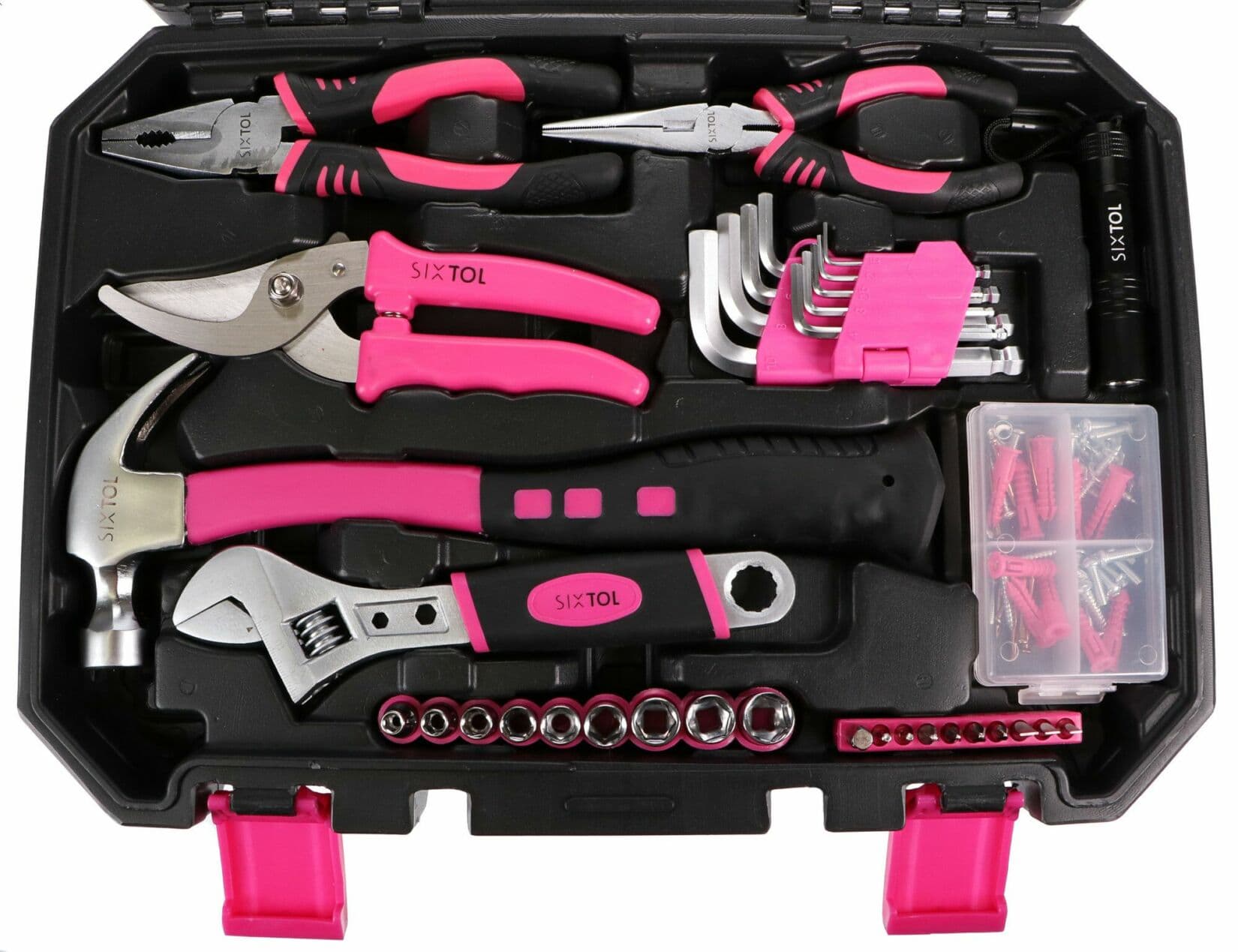 Sada nářadí HOME PINK 128 SIXTOL - náhled 4