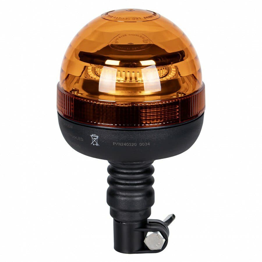 PROFI LED maják na držák 12-24V oranžový magnet ECE R65