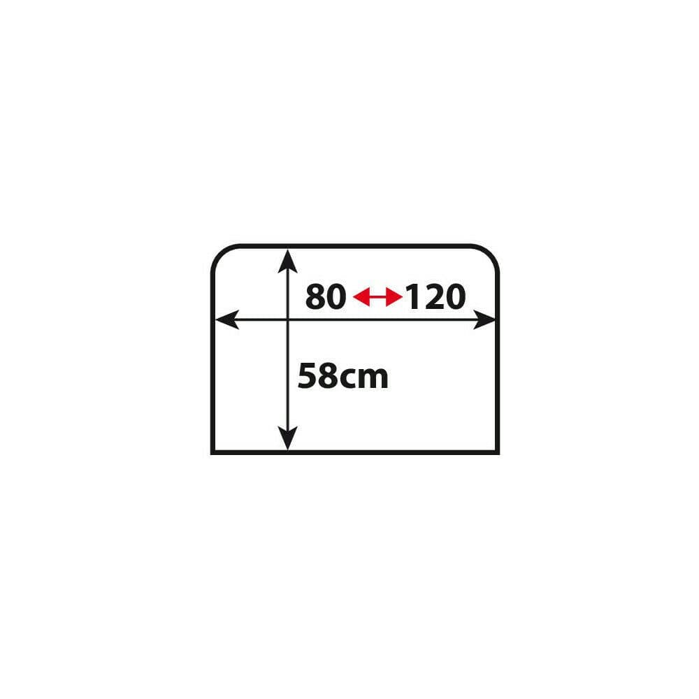 Elastické sluneční clony na boční dveře L 58 x 80-120 cm - 2 ks LAMPA - náhled 3