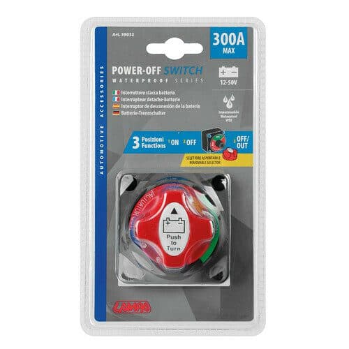 Odpojovač baterie 300A, 12/50V, odnímatelná klička - náhled 3