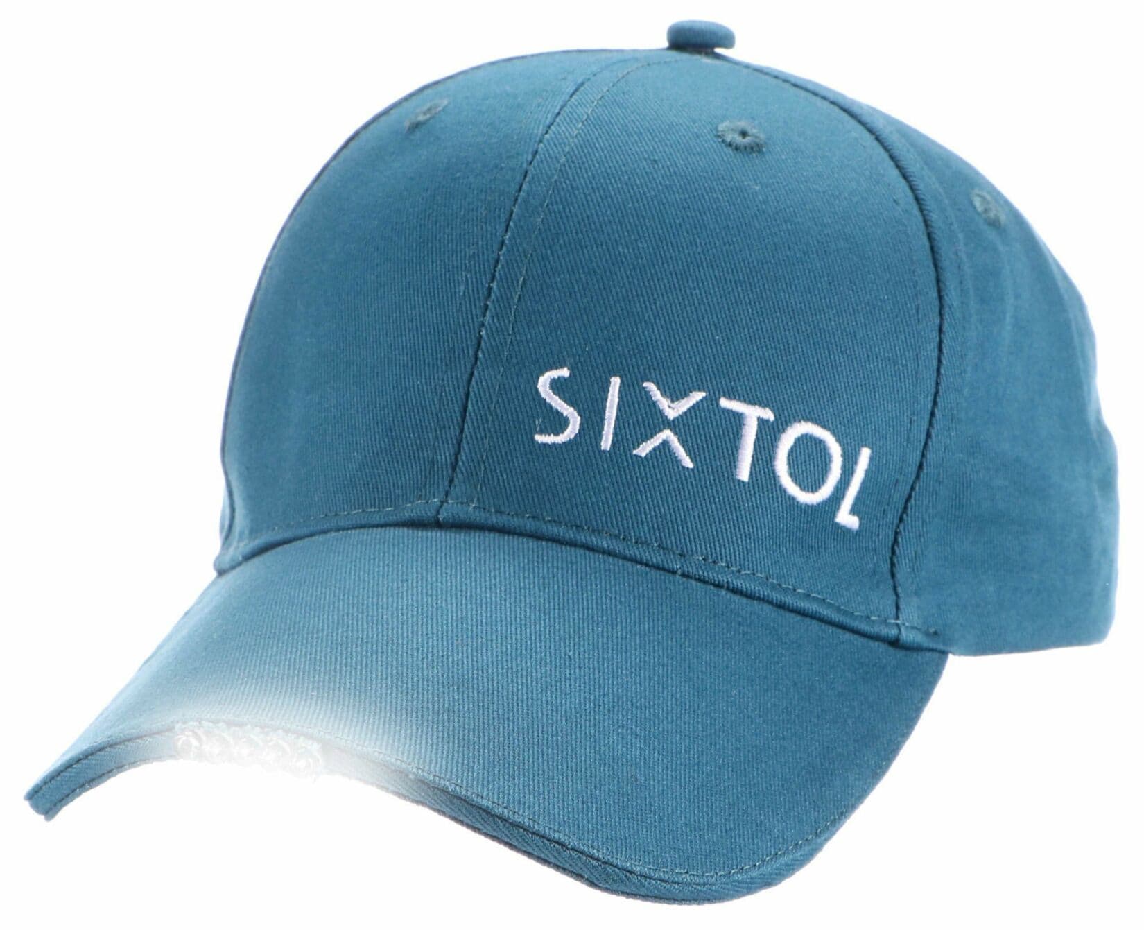 Kšiltovka s LED světlem B-CAP 25lm, nabíjecí, USB, univerzální velikost, modrá SIXTOL - náhled 1
