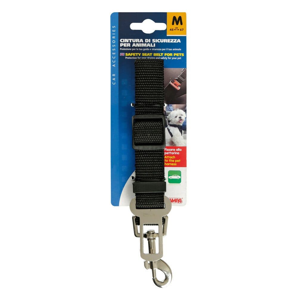 Bezpečnostní pás pro psy, kočky LAMPA - M - 46-67 cm - náhled 2