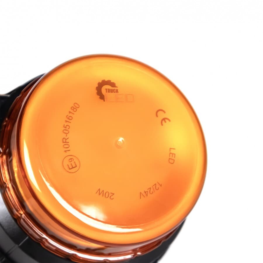 PROFI LED maják s dálkovým ovladačem 12-24V 45LED, oranžový, ECE R10, IP65 - náhled 2