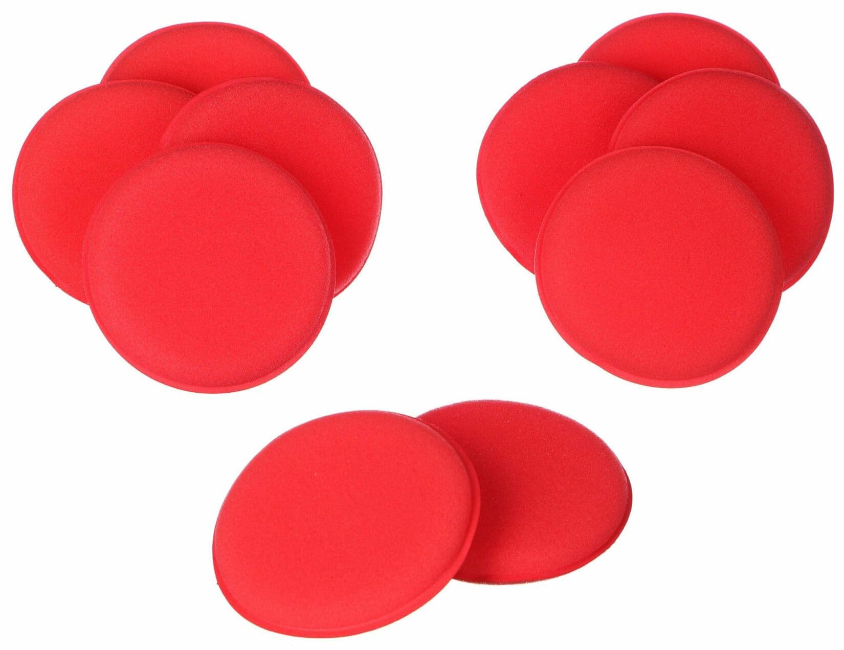 Sada leštících polštářků na vosk auta CAR DETAILING WAX PAD 10, 10ks SIXTOL - náhled 2