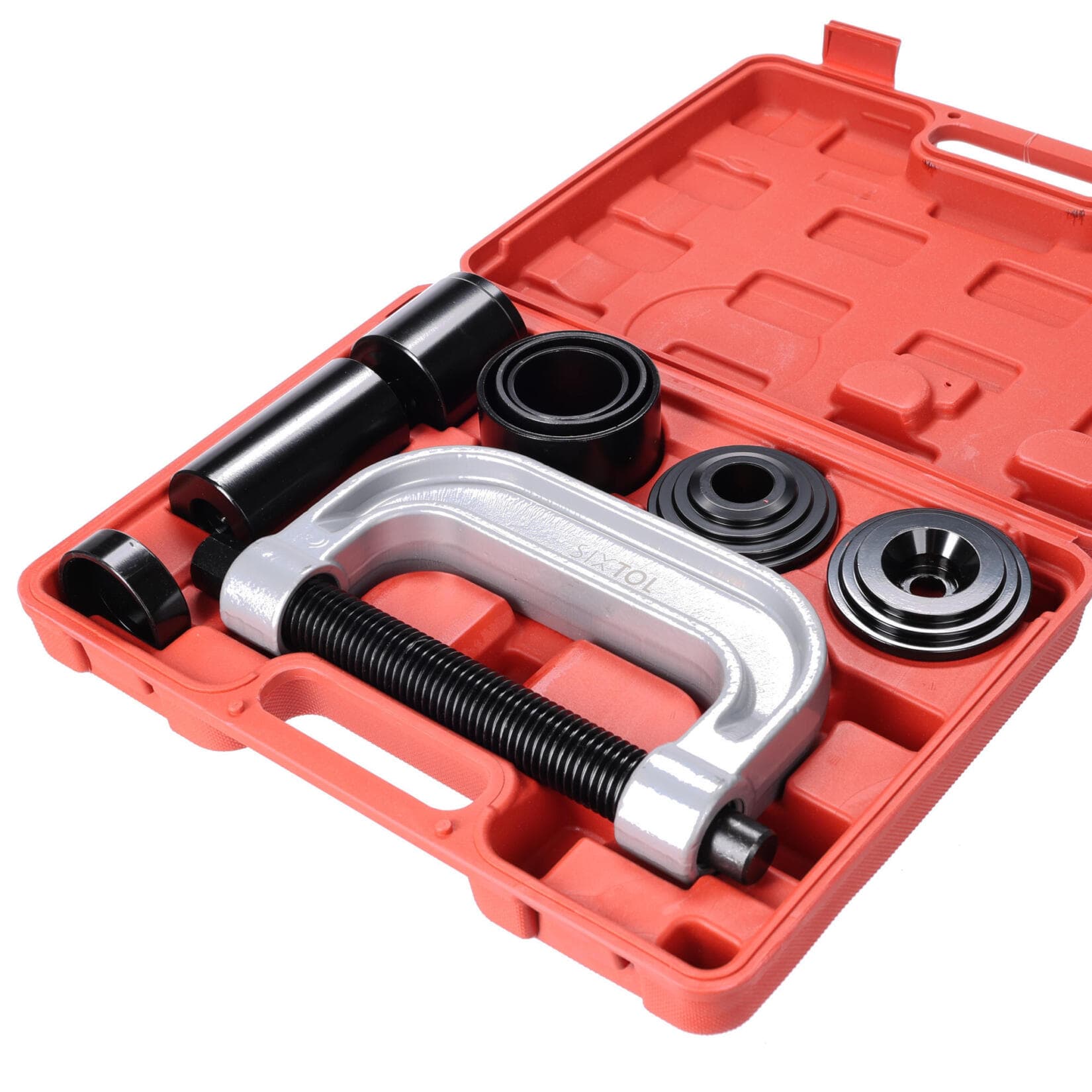 Sada adaptérů pro demontáž kulových čepů MECHANIC BALL JOINT 6, 10 ks SIXTOL - náhled 2