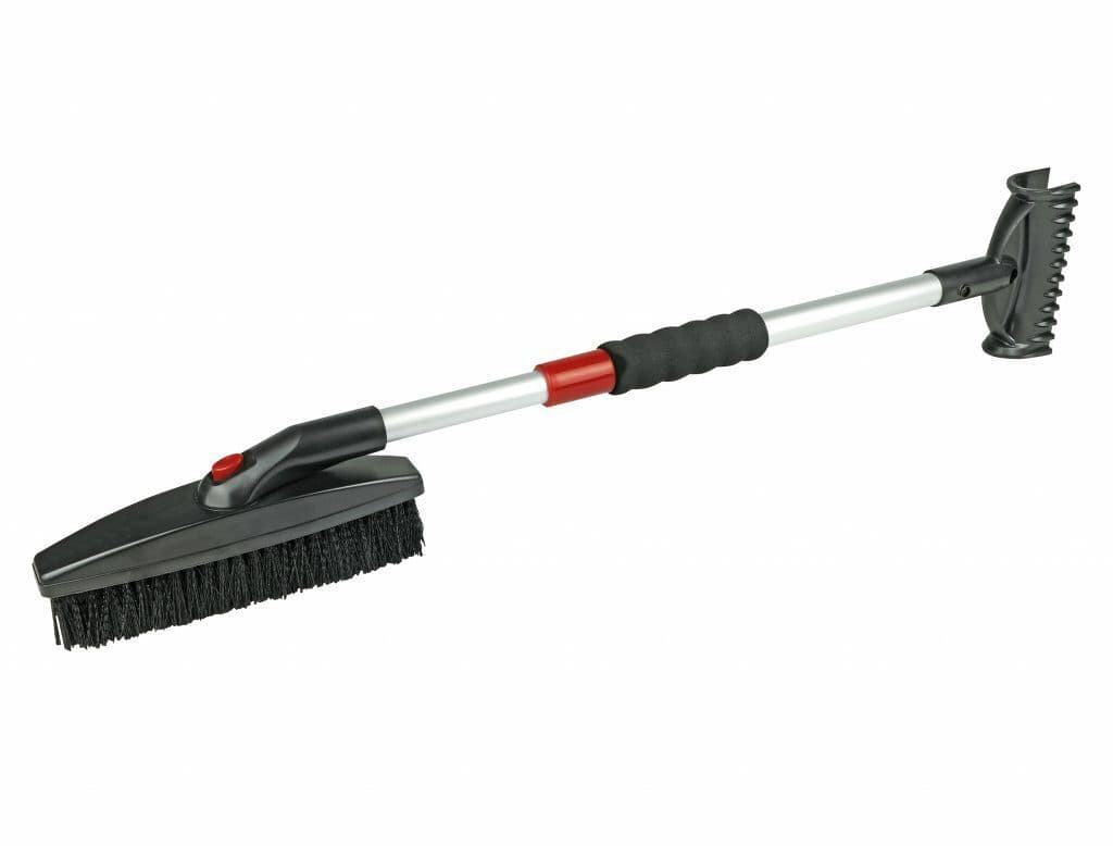 Škrabka na led a sníh Deluxe se smetáčkem 60-90 cm - náhled 2